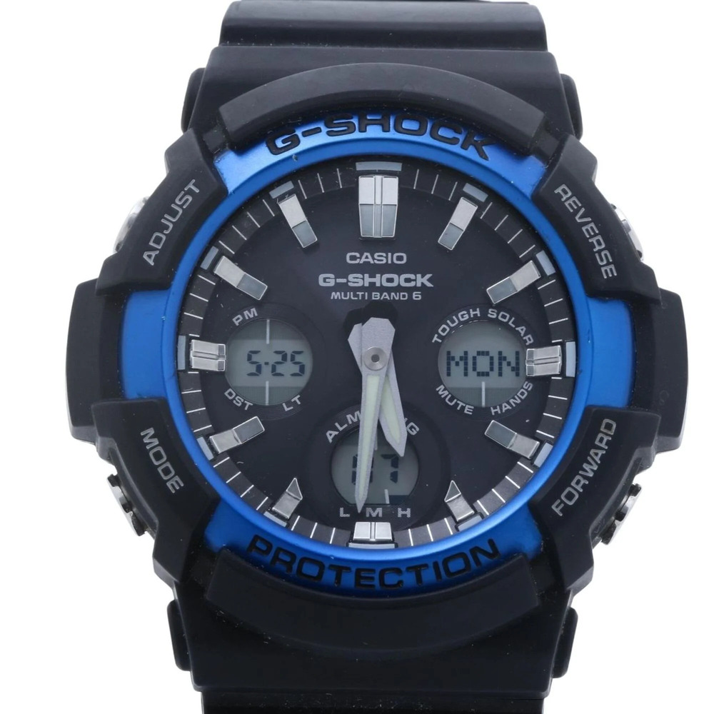 CASIO G-SHOCK ANALOG-DIGITAL GAW-100 SERIES GAW-100B-1A2JF Black Resin/Alumin...